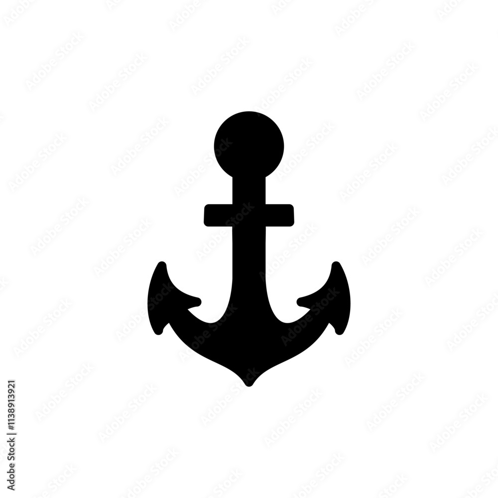 Anchor icon logo design. Anchor sign and symbol. Anchor marine icon. Anchor icon logo design. Anchor sign and symbol. Anchor marine icon.