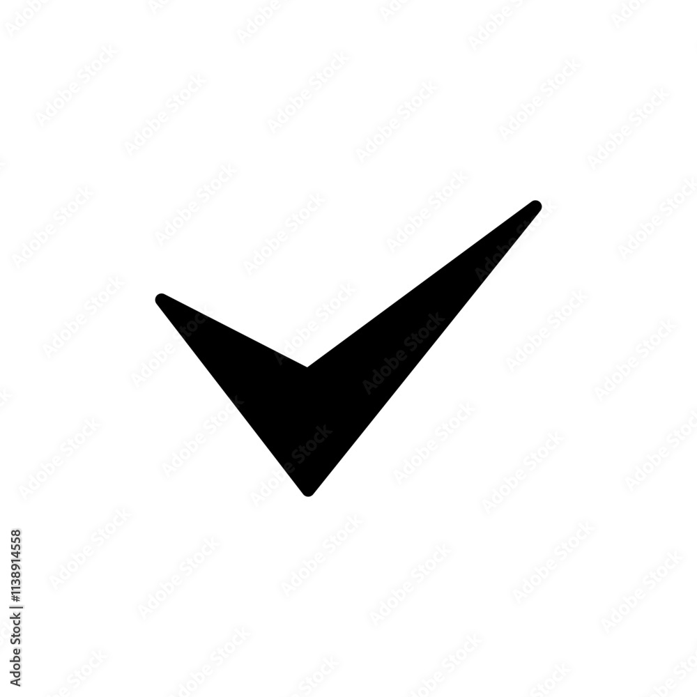 Check mark icon logo design. Tick mark sign and symbol Check mark icon logo design. Tick mark sign and symbol