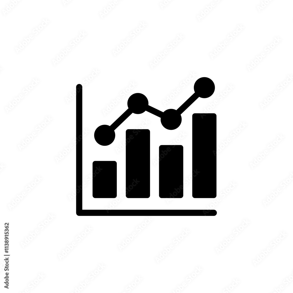 Growing graph icon logo design. Chart sign and symbol. diagram icon Growing graph icon logo design. Chart sign and symbol. diagram icon