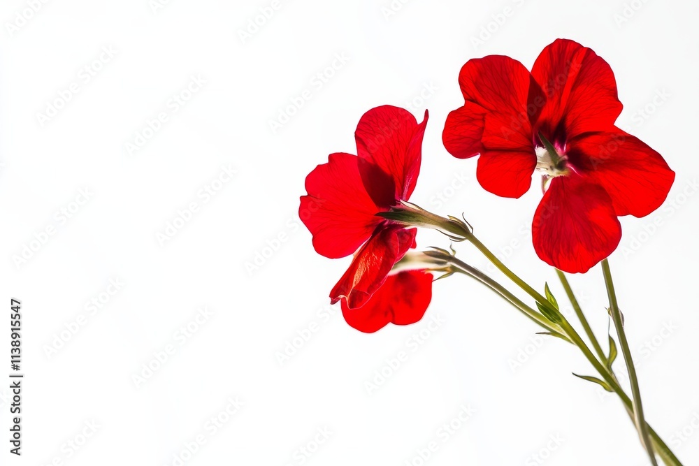 beautiful flowers on white background beautiful flowers on white background