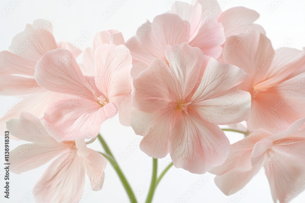 beautiful pink flowers on a white background beautiful pink flowers on a white background