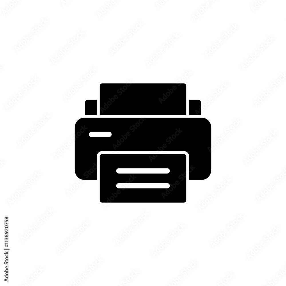 Print icon logo design. printer sign and symbol Print icon logo design. printer sign and symbol