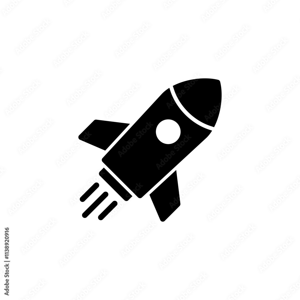 Rocket icon logo design. Startup sign and symbol. rocket launcher icon Rocket icon logo design. Startup sign and symbol. rocket launcher icon