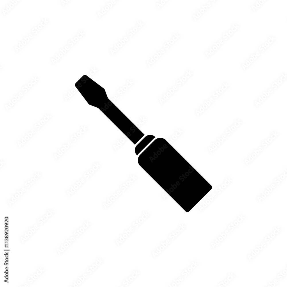 Screwdriver icon logo design. tools sign and symbol Screwdriver icon logo design. tools sign and symbol