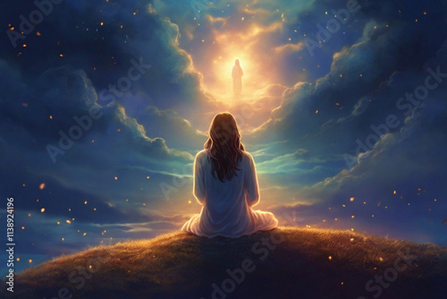 A loved one in spirit is watching over this person.
