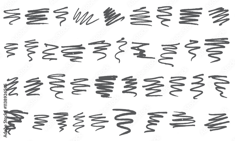 Scribble icon collection Scribble icon collection
