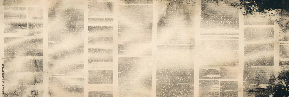 Fototapeta premium Vintage Grunge Newspaper Texture Background