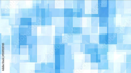 Light blue background with squares and blocks of light vector illustration white space in the center light colors light background minimalism simple shapes soft tone