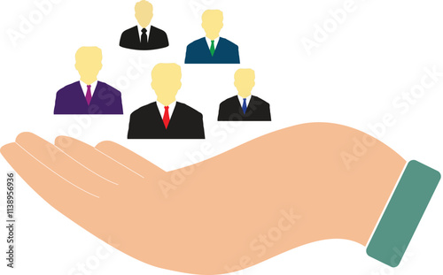 Human Resource icon, Personnel care, human care, HR icon Background, HR Team, care customer icon, Team Work icon, human in hand care