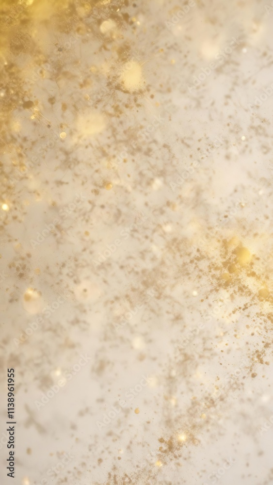Abstract yellow bokeh with fine dust particles on a white background, abstract, dust Abstract yellow bokeh with fine dust particles on a white background, abstract, dust