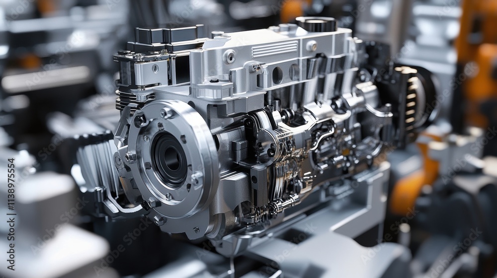 A tightly focused image of a newly redesigned part showcasing innovative engineering aimed at increasing lifespan and minimizing failures. A tightly focused image of a newly redesigned part showcasing innovative engineering aimed at increasing lifespan and minimizing failures.