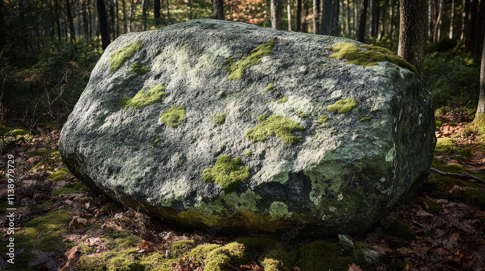 Mossy Boulder, Forest, Nature, Lichen, Rock Mossy Boulder, Forest, Nature, Lichen, Rock
