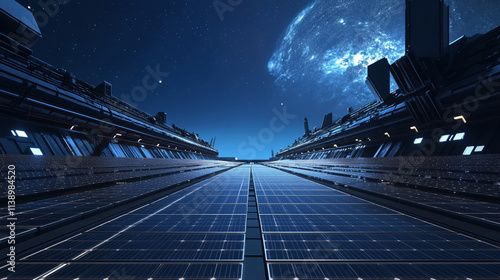 Space Station Solar Array: Sustainable Energy in Space