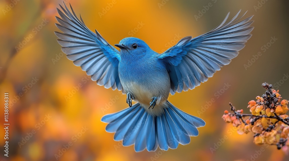 a blue bird flying with its wings spread a blue bird flying with its wings spread