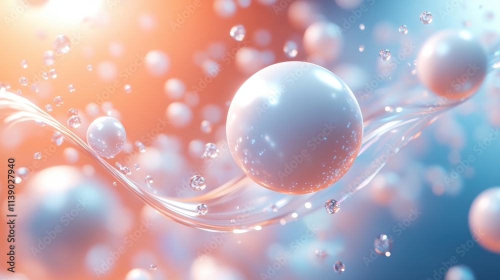 abstract 3d animation geometric background with falling spheres seamless looped vide abstract 3d animation geometric background with falling spheres seamless looped vide