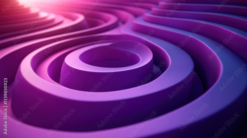 abstract 3d animation purple rotating rings seamless looped vide abstract 3d animation purple rotating rings seamless looped vide