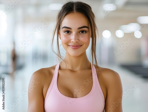 consumer trends concept. A fitness influencer promoting health and wellness products on social media, driving consumer engagement, consumer trends market health and wellness, trend-focused marketing photo