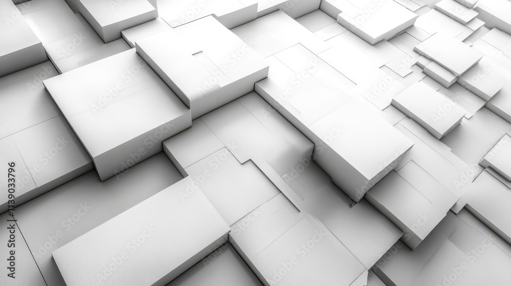 abstract 3d animation white geometric background with moving shapes seamless looped vide abstract 3d animation white geometric background with moving shapes seamless looped vide