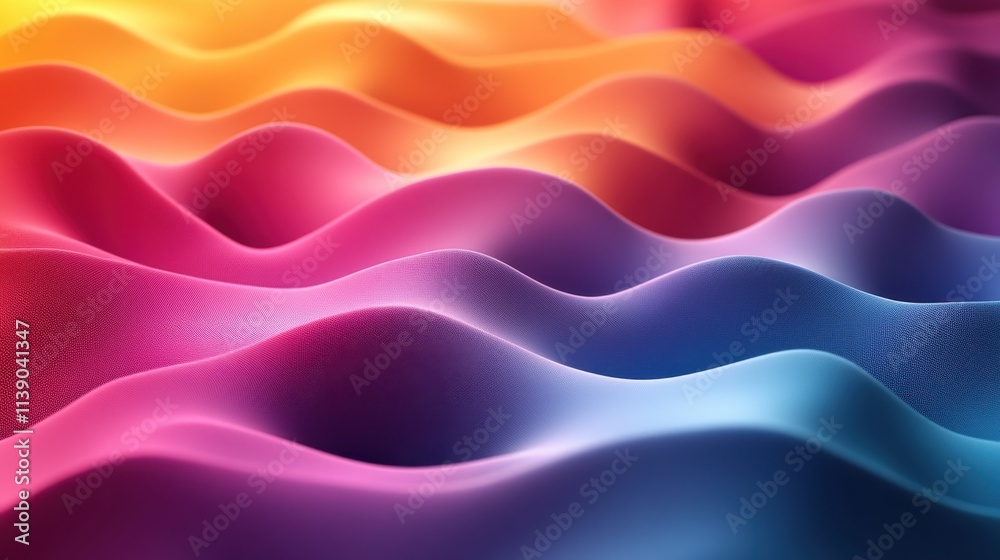 abstract 3d render colorful wavy surface background desig abstract 3d render colorful wavy surface background desig
