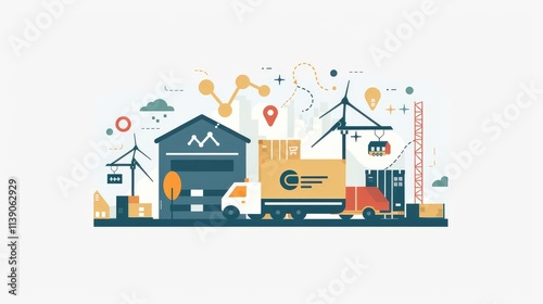 Modern Logistics and Supply Chain Illustrated