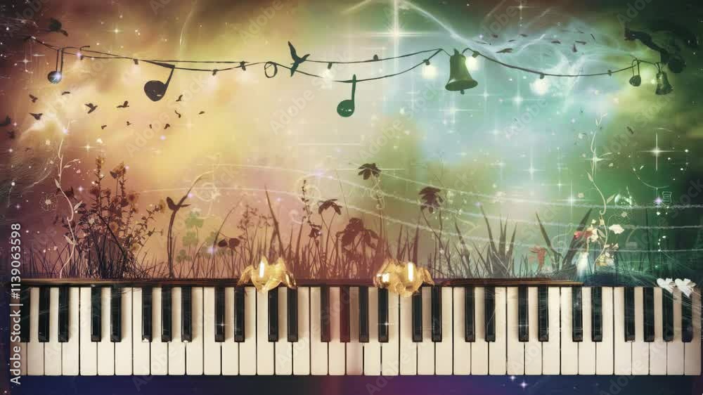 Dreamy Lo-fi Loop Animation Relaxing Background. Assets were created with the help of an AI and then were manually modified and animated.