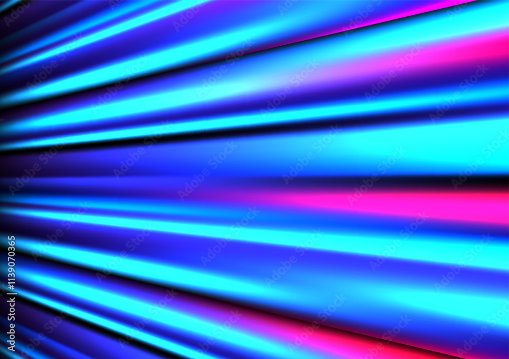 Abstract background with colorful neon beam