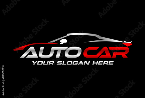 Car logo, auto detailing logo, automotive logo.