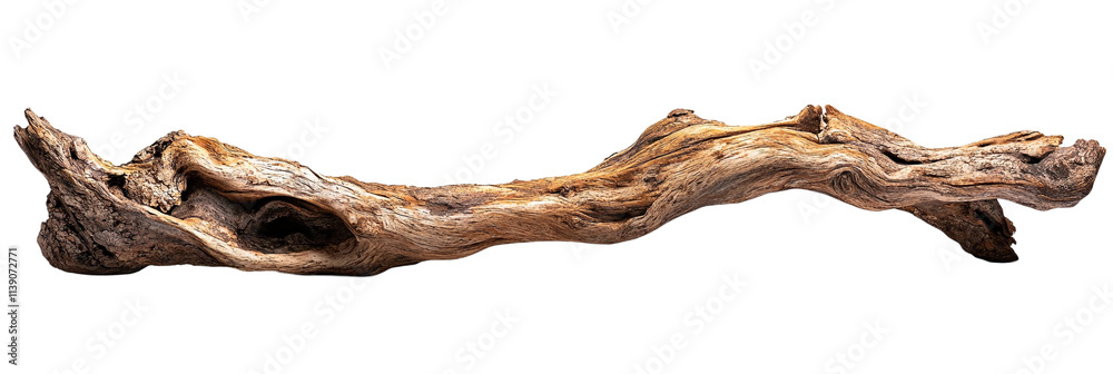 Long Driftwood with a Textured Surface Long Driftwood with a Textured Surface