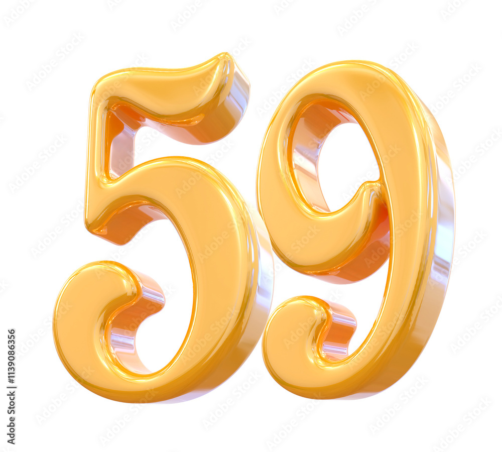Gold Number 59 Gold Number 59