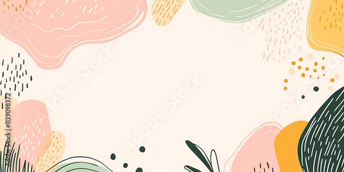 Abstract pastel background with copy space.