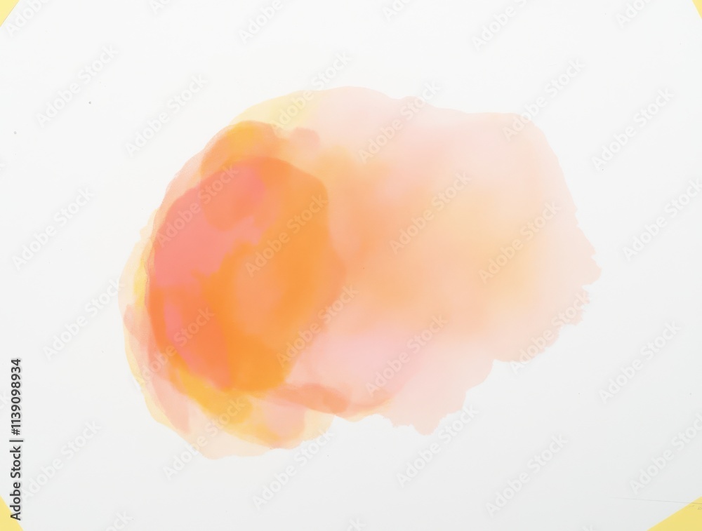 An Enchanting Blend of Warm Colors and Soft Shapes in a Serene Abstract Composition An Enchanting Blend of Warm Colors and Soft Shapes in a Serene Abstract Composition