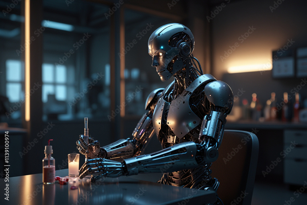 Robot Mixing Chemicals On the table | Science Related Robot Activity | Technology | Health
Robot Mixing Chemicals On the table | Science Related Robot Activity | Technology | Health