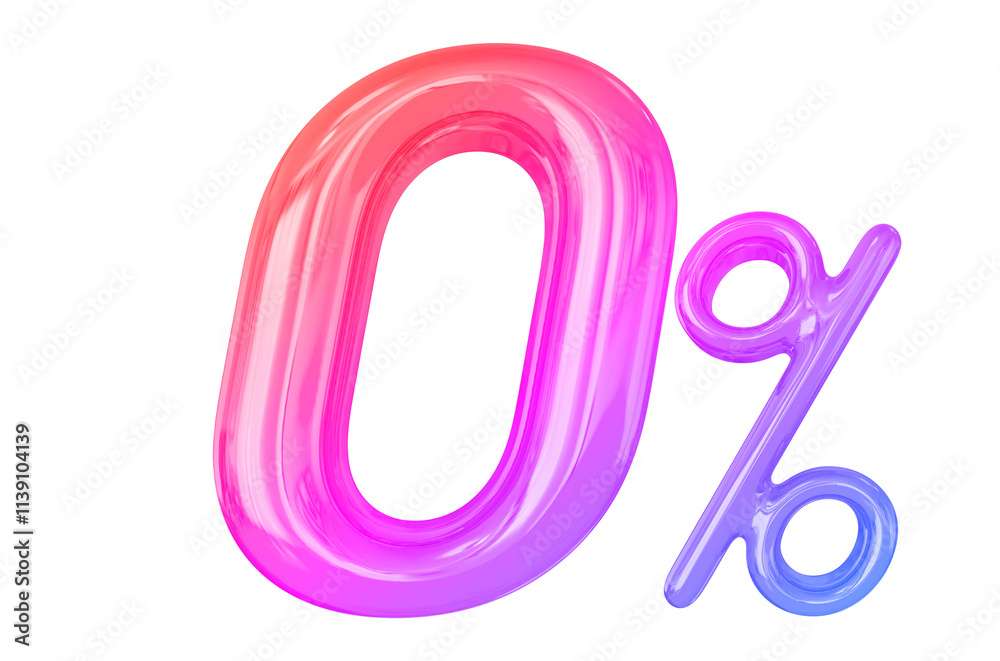 0 Percent Gradient offer in 3d 0 Percent Gradient offer in 3d
