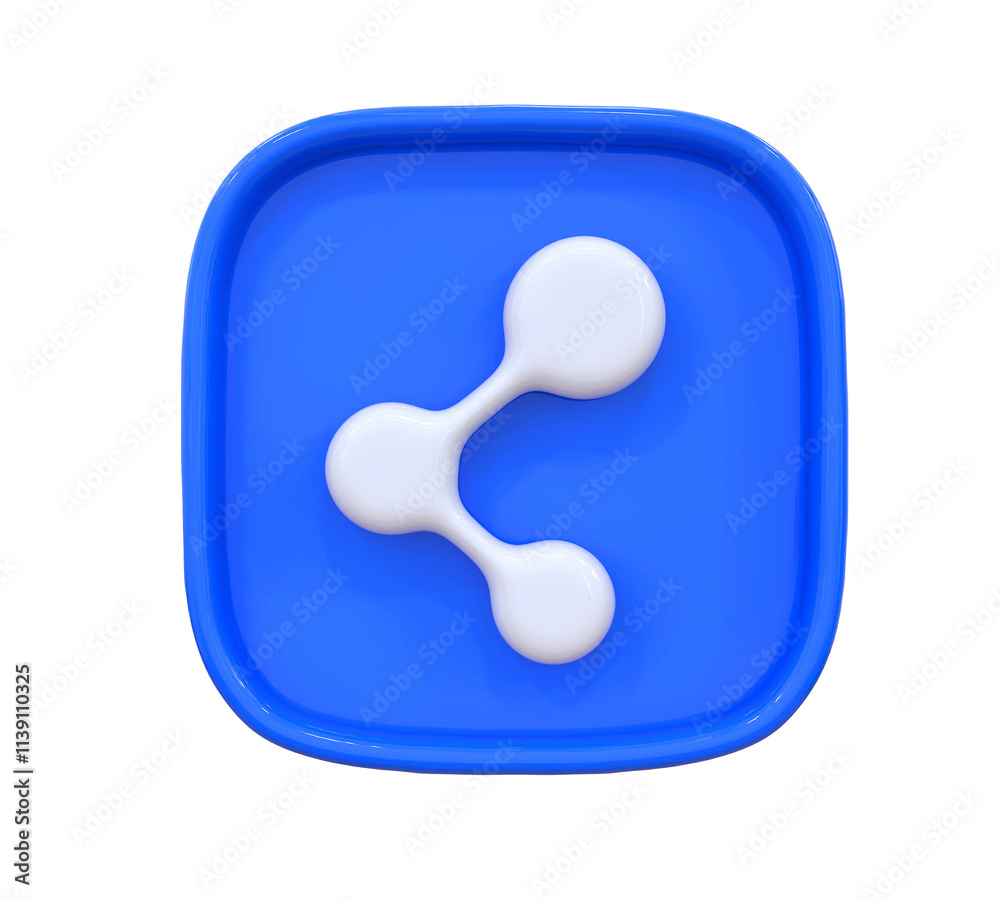 Share 3D Icon Share 3D Icon