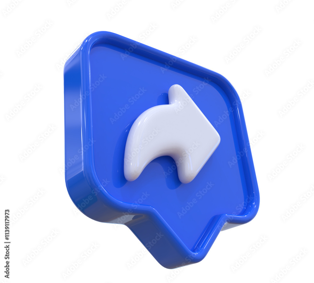 Share 3D Icon Share 3D Icon