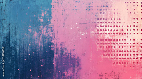 Abstract Textured Background With Pink Blue Hues
