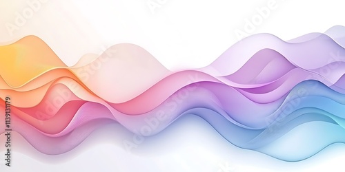 Abstract pastel wave background design. (6)