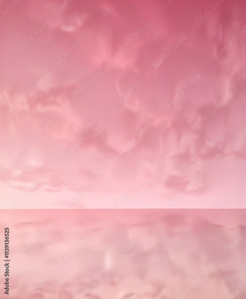 Fototapeta premium Soft pink background with subtle gradient and soft focus effect, dreamy, hazy