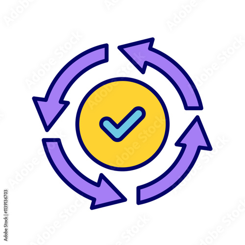 consistency sign icon