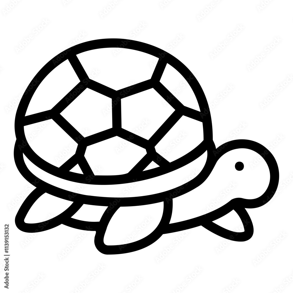 Obraz premium turtle Line Icon