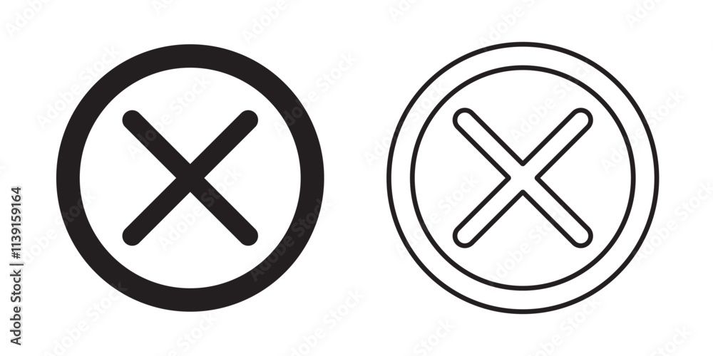 Black ink wrong signs on transparent bg. Black paint brush stroke crosses. Vector set of hand-painted Wrong icons. Abstract hand-drawn NO button for checkbox voting. Isolated disagree tick box symbols Black ink wrong signs on transparent bg. Black paint brush stroke crosses. Vector set of hand-painted Wrong icons. Abstract hand-drawn NO button for checkbox voting. Isolated disagree tick box symbols