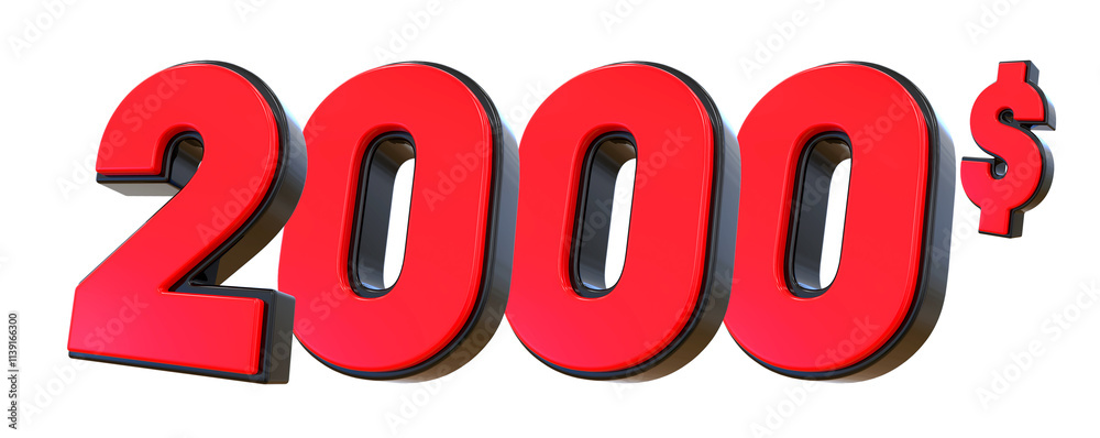 2000 Dollar Red 2000 Dollar Red