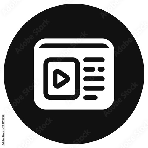 Editable movie website, streaming, film, video vector icon. Movie, cinema, entertainment. Part of a big icon set family. Perfect for web and app interfaces, presentations, infographics, etc