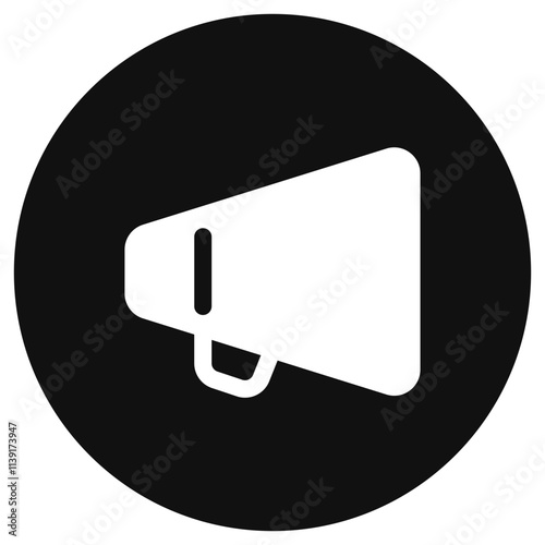 Editable director bullhorn, megaphone, marketing vector icon. Movie, cinema, entertainment. Part of a big icon set family. Perfect for web and app interfaces, presentations, infographics, etc