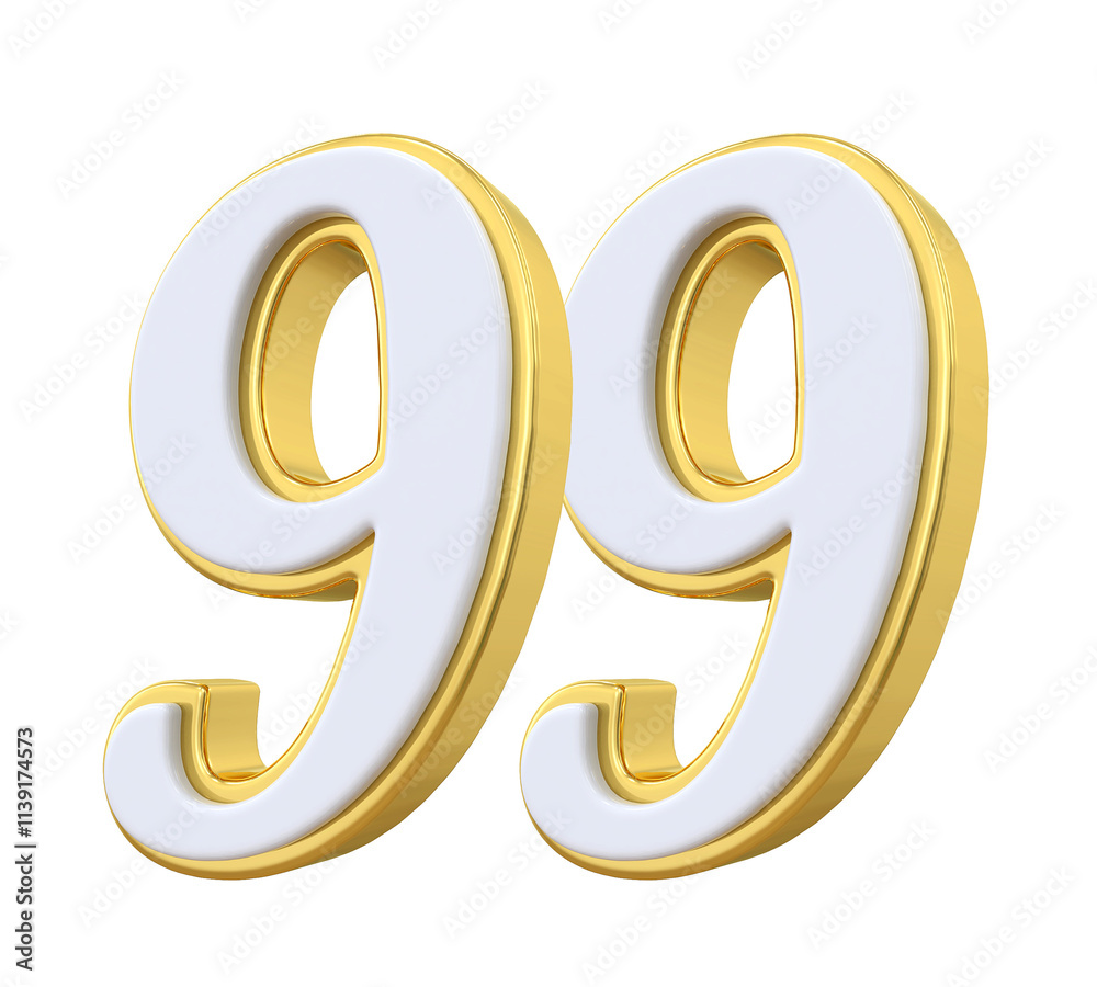 Gold Number 99 Gold Number 99
