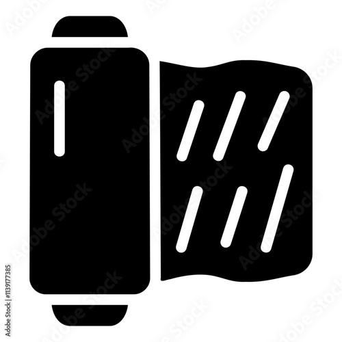 plastic wrap Solid icon