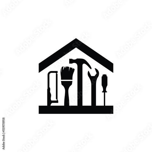 House of carpentry tools logo