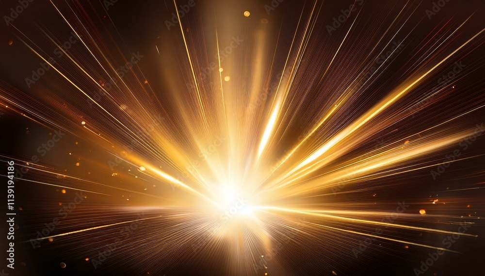 Golden rays of light burst forth, illuminating the darkness. Golden rays of light burst forth, illuminating the darkness.