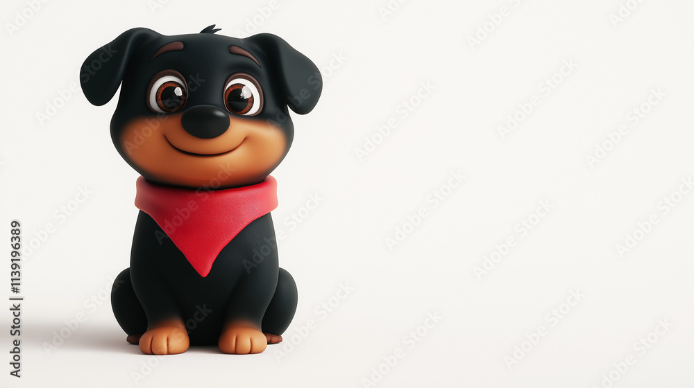 Cheerful 3D Cartoon Dog Character, Playful and Colorful, Embracing the Joy of Digital Animation and Modern Graphic Design. Cheerful 3D Cartoon Dog Character, Playful and Colorful, Embracing the Joy of Digital Animation and Modern Graphic Design.