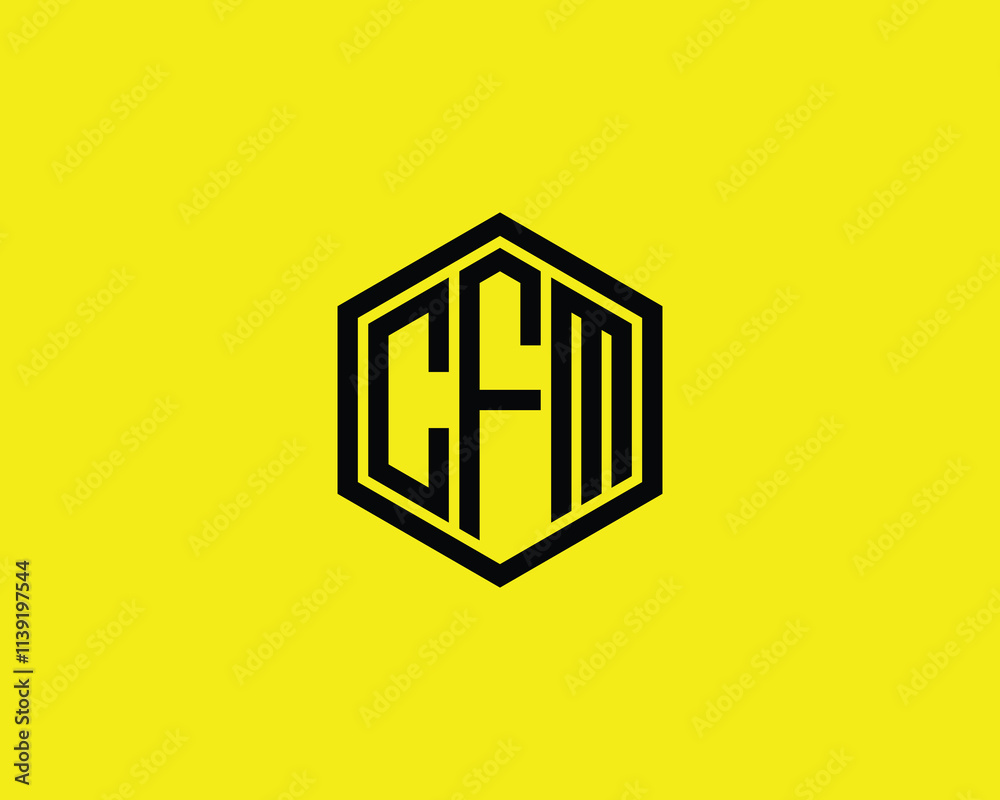 CFM logo design vector template. CFM CFM logo design vector template. CFM